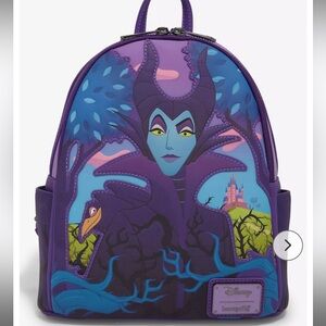 Loungefly Disney Sleeping Beauty MALEFICENT backpack NEW